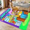 1pc Simpsons Family Dinner Carpet for Playroom Bedroom Living Room Sofa Home Decor,kids Game Area Rug Non-slip Floor Mat Y82664