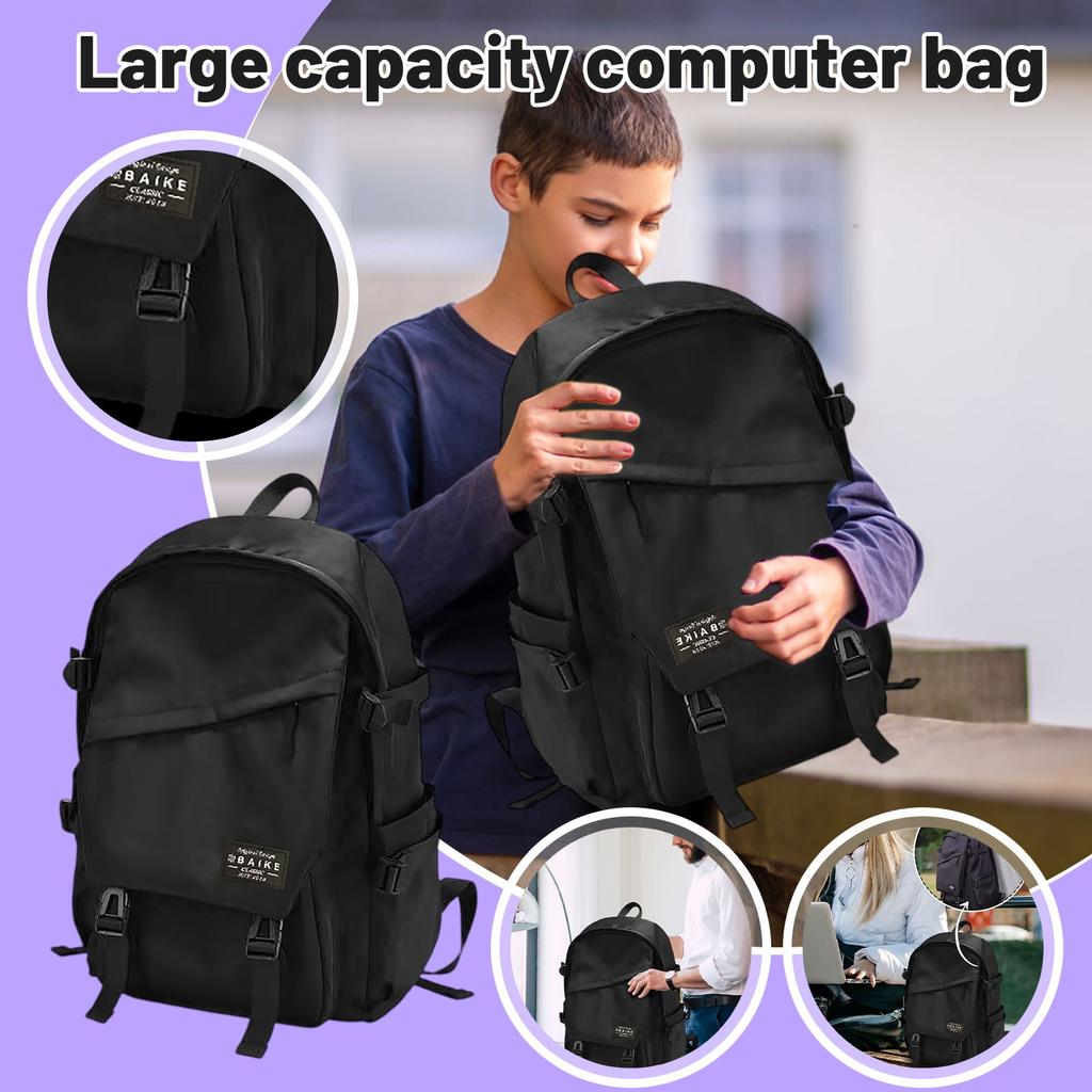 Lässiger Rucksack College Laptop-Rucksack, Wasserdichter Leichter Reiserucksack Sport Studenten Schultasche