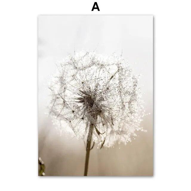 

Одуванчик Рид Птица Пляжные волны Пальма Раковина Плакат на скандинавскую тему Картина на холсте Настенная художественная печать Украшение Фотографии для гостиной 21*30cm