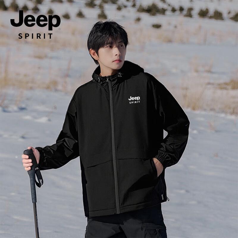 JEEP SPIRIT Herren Outdoor Windbreaker Jacken