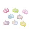 Colored Resin Glitter Letter Charms for DIY Earrings, Keychains & Pendants