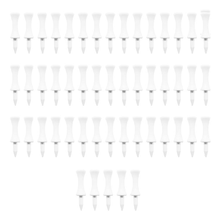 Golf-Tees, 6-Colors Each of 50pcs, Assorted Size 70mm/57mm/51mm/45mm/38mm/32mm