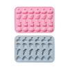 24 Cavity Rabbit Silicone Chocolate Mould Cake Decorating Baking Accessories