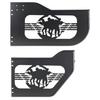 Jeep Tube Doors, 4-Door, Fit for 2018-2026 Jeep Wrangler JL & 2020-2026 Gladiator JT, Soldier Pattern Off Road Front & Rear Tubular Half Doors with