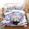 Anime Kawaii The Gacha Girl 3D NEW Duvet Cover Pillowcase Bedding Set Adult Girl Bedroom Decoration Children Single Double Large