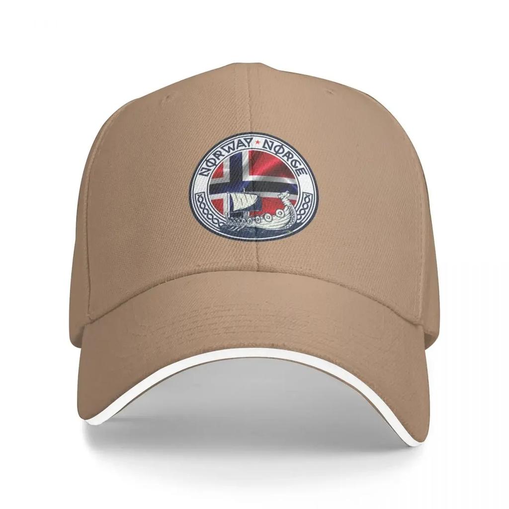 NORWAY NORGE Kongeriket Noreg, Norwegian Flag Sticker T-Shirt 01 Baseball Cap Foam Party Hat Male Women's