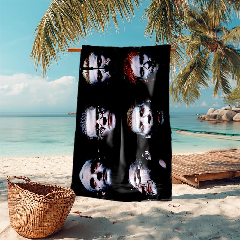 Till Lindemann, Lead Singer of the German Heavy Metal Rock Band Rammstein, Outdoor Camping Vacation Swimming Beach Scarf Decorative Blanket F12