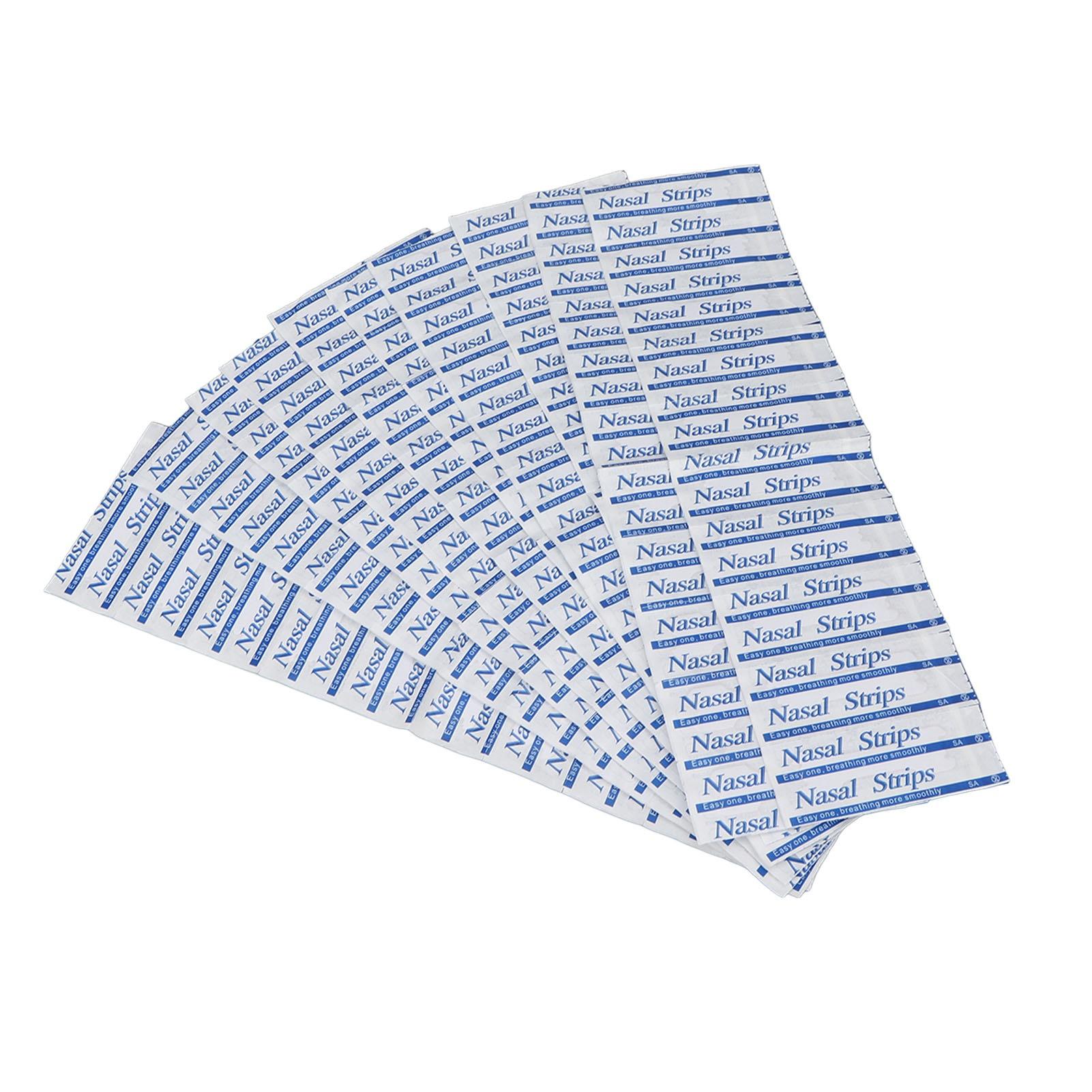 

100 шт. Назальні смужки для запобігання хропінню Професійні смужки для полегшення закладеності носа Рішення від хропіння білий