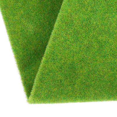 25X25Cm Artificial Turf Decor Model Building Material Diy Fake Lawn Adorn Mini Landscape Scenery Plastic Grass Mat Sand Table