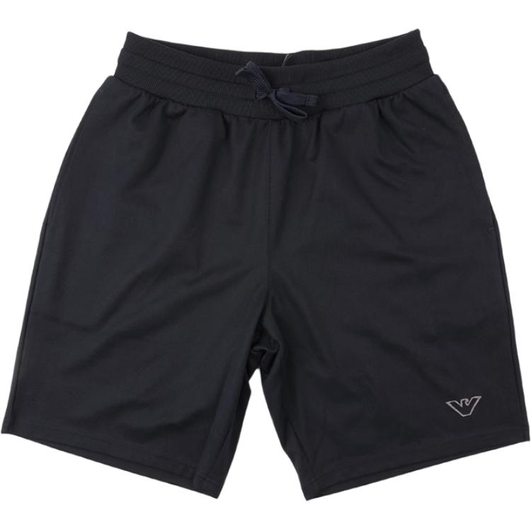 Emporio Armani Ss25 Однотонные Повседневные Шорты с Вышитым Логотипом Орла Мужские Шорты Черные EM000495-AF10791-UC001 S