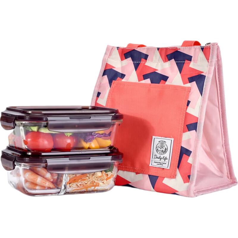LocknLock Divided Glass Food Container Set