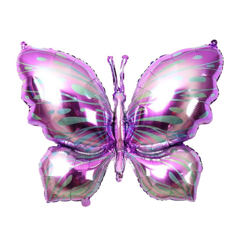 Butterfly Aluminum Film Helium Balloon Cartoon Shape Aluminum Foil Balloon Party Decoration Balloon Multi-Color Choice
