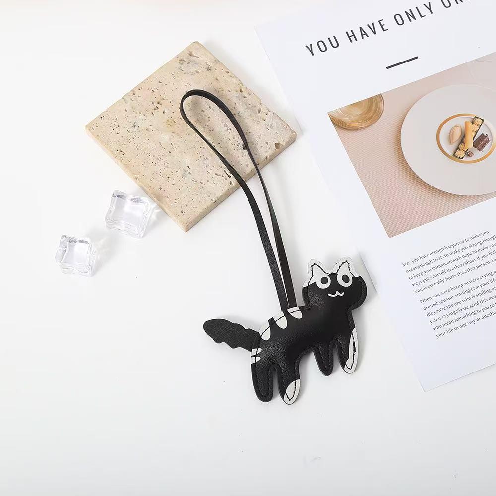 Cross-Border Japanese Kitten PU Leather Backpack & Luggage Pendant Ornament