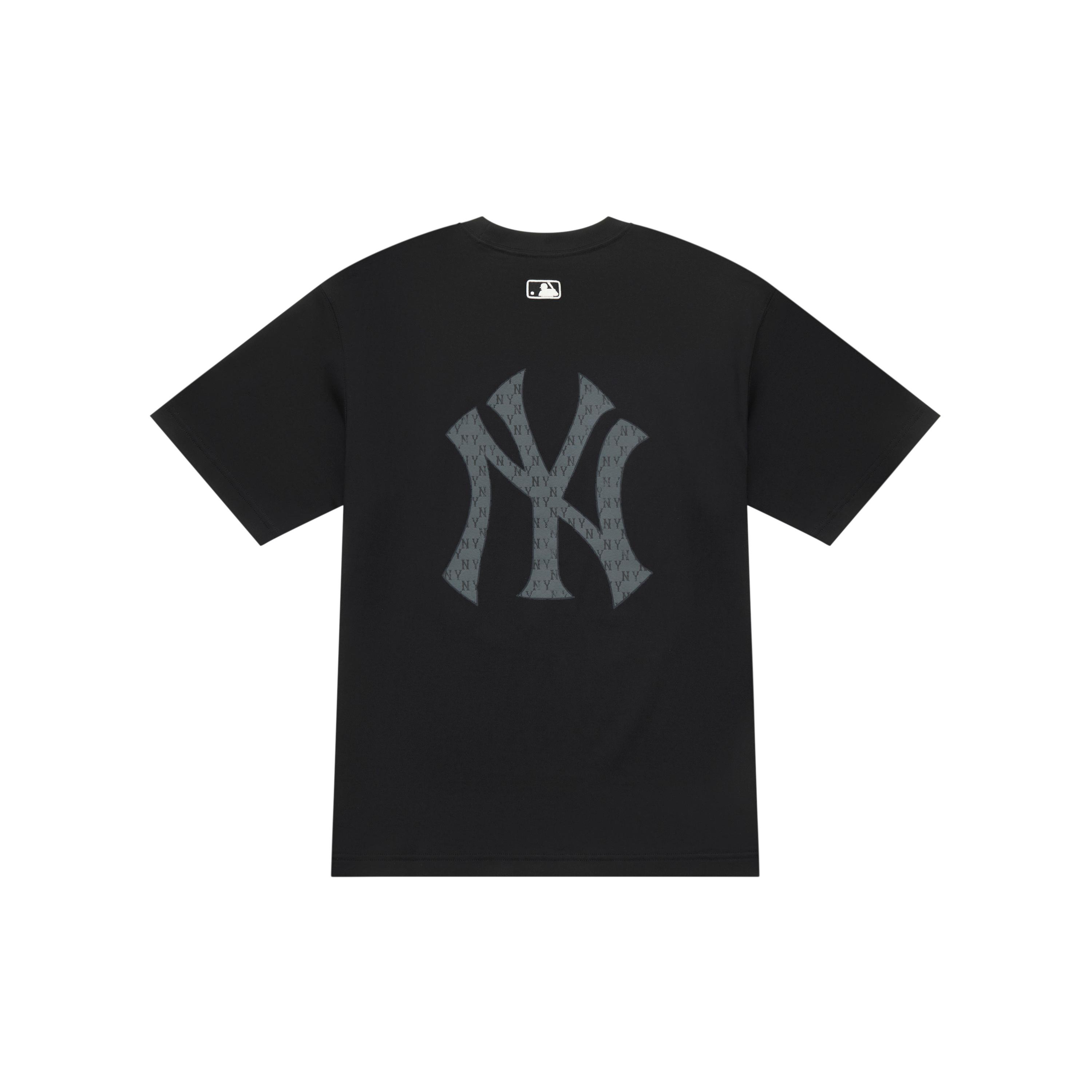 MLB MONOGRAM FW25 T Shirt Unisex Black 3ATSM0454-50BKS XS