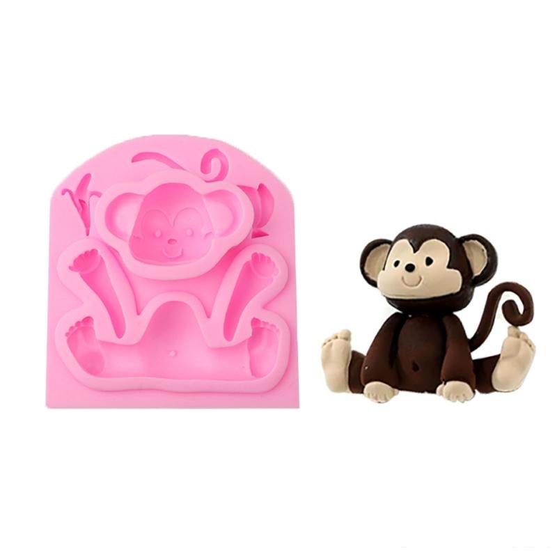 Cute Elephant Giraffe Mold Silicone Mold Animal Shape Candy Fondant Mold Chocolates Soap Cake Decoration Baking Mold