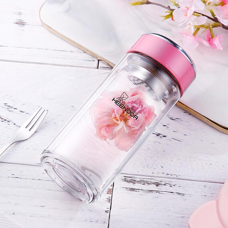 Xino XN-9330 Double-Layer Glass Tea Cup