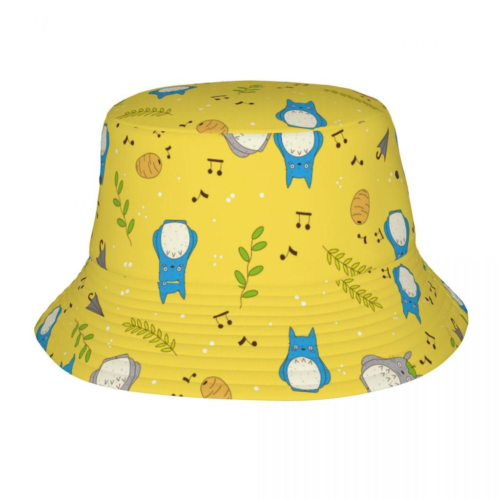 Woman Bucket Hat Cute My Neighbor Totoro Studio Ghibli Anime Spring Picnic Headwear Outdoor Fishing Caps Panamka Birthday Gifts