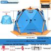 Winter Fishing Tent: Thickened, Cold-Proof, Windproof, Cotton Insulated for Outdoor Camping.