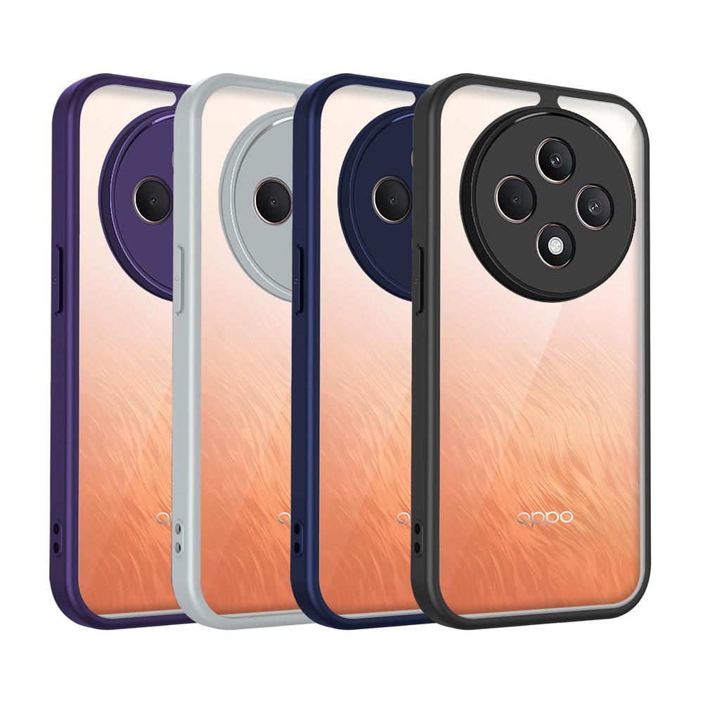 Reno 14F Armor Shockproof Phone Case For Oppo Reno 14 Pro 5G 13F 12F 11F 13 12 11 Pro A91 Luxury Matte Acrylic Clear Hard Cover