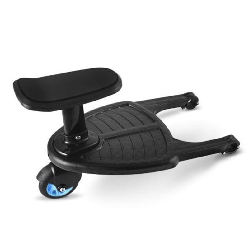 Dual Child Stroller Auxiliary Pedal - Convenient Travel Solution for Two Kids
