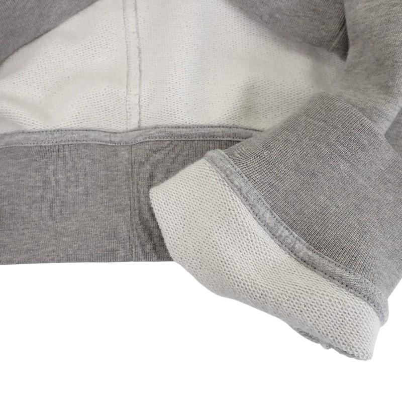 HERMES  H667780HA76SM S  Sweat Gray/gray Cotton Mens