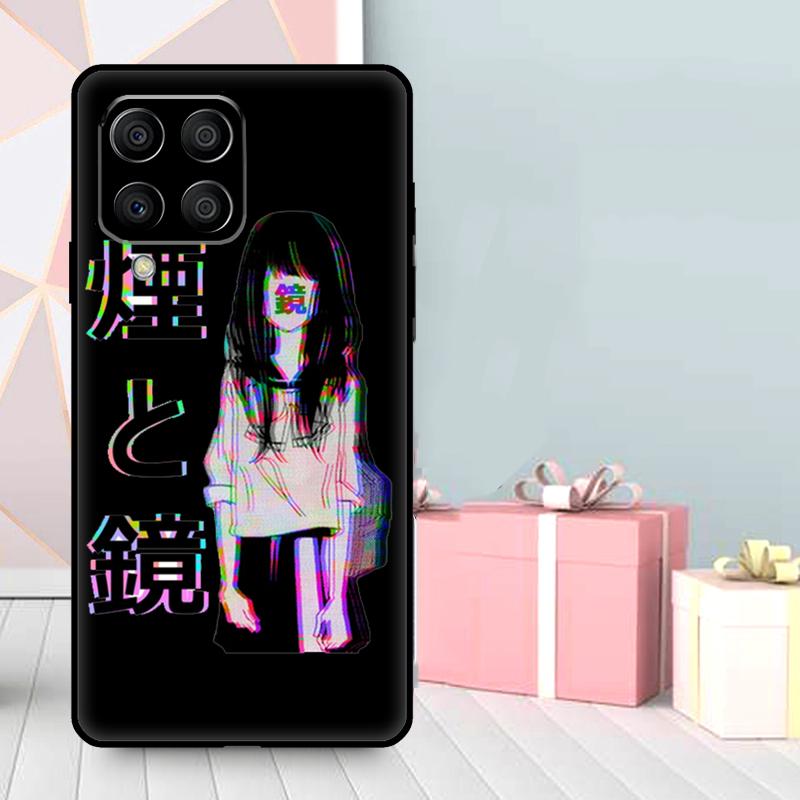 SAD JAPANESE ANIME AESTHETIC Case For Samsung Galaxy M16 M31 M21 M13 M33 M53 M15 M35 M55 M36 M56 M12 M32 M52 M14 M34 M54