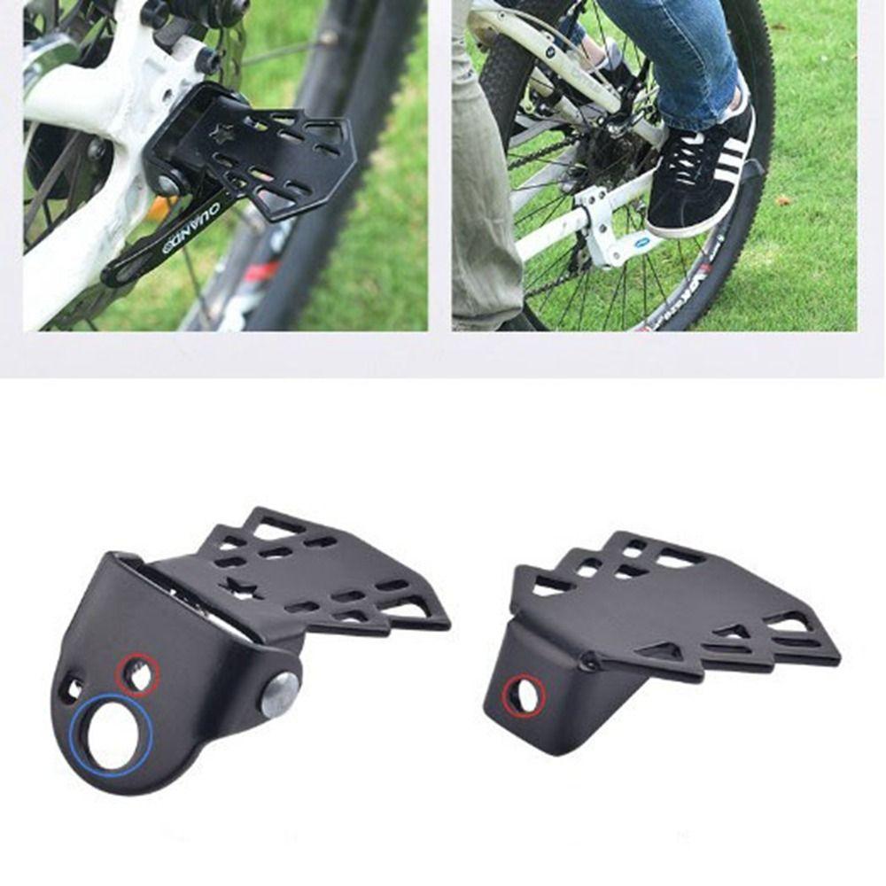 1pair Non-slip Folding Bike Pedals Durable Rear Seat Footrest  Bike Accessories