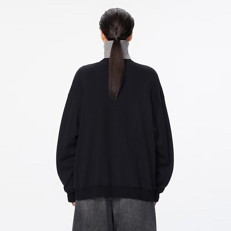 JNBY 2024 Winter Loose Fit Round Neck Sweatshirt