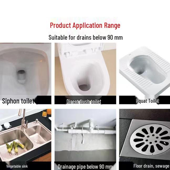 Toilet & Drain Unclogging Tool for Bathroom & Kitchen