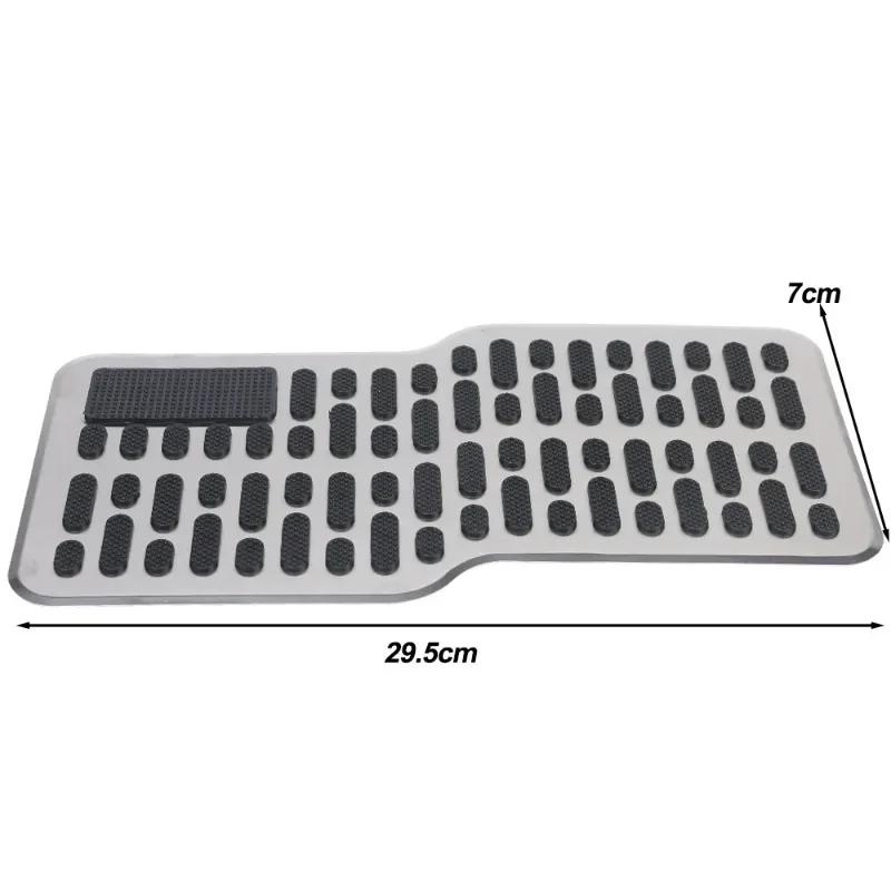 Roestvrij Staal Auto Slijtvast Pedaal Anti Slip Metaal Rempedaal Verdikt Pedaal Hoofdcabine Metaal Reparatie Beschermende Voetmat