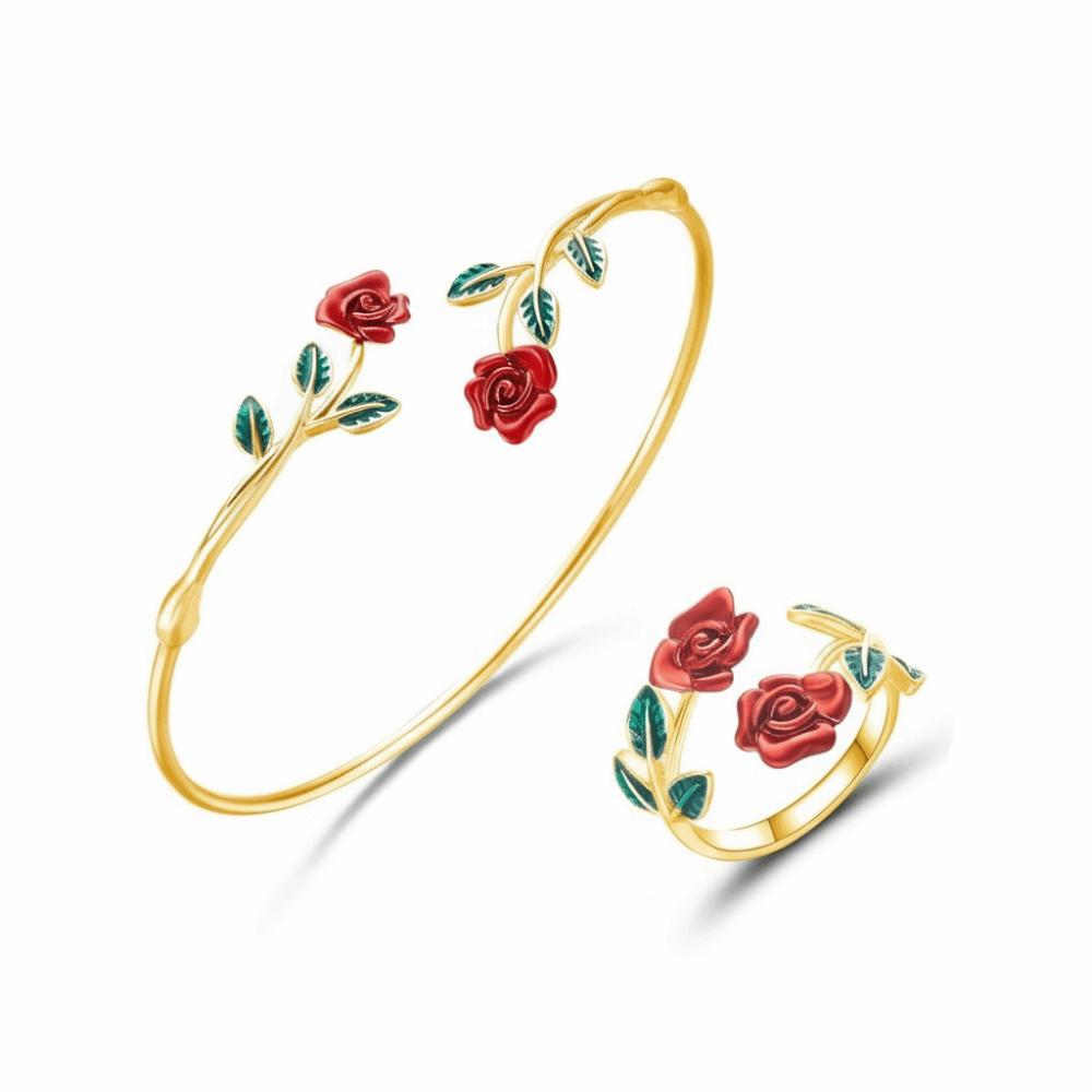 

Elegant Vintage Charm Ring Romantic Open Adjustable Bangle Wedding Occasion