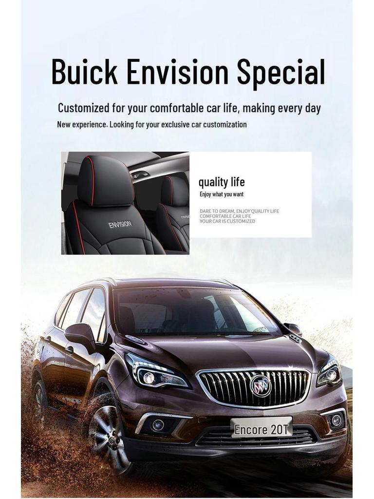 Buick Envision Car Seat Covers (2015-2025) - Full Coverage & Cushion Protection