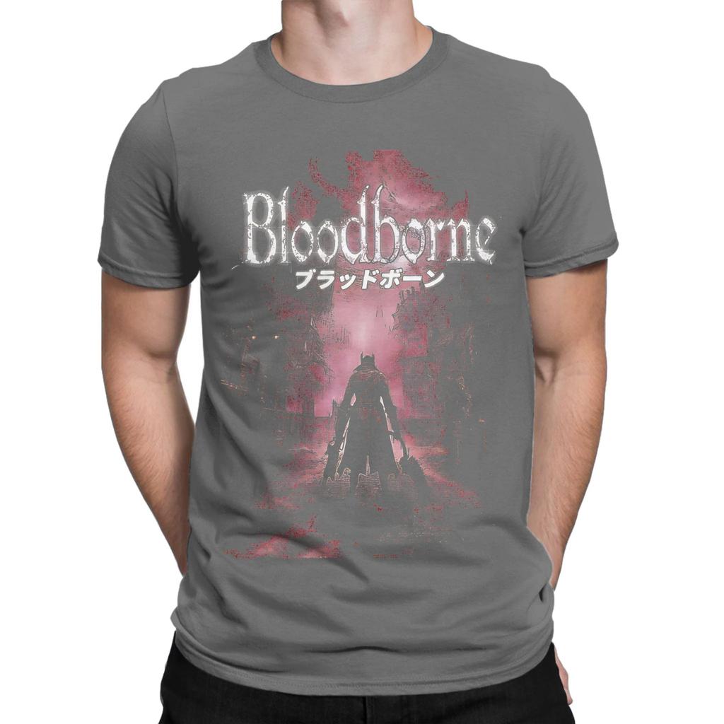 Oversized T Shirt Summer The Old Blood Hipster Tshirts Bloodborne Cotton Tee Shirt For Unisex Y2k Big Size Short Sleeve Clothes