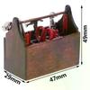 1Set 1:12 Dollhouse Miniature Toolbox Handmade Doll House Accessories Tools Sets