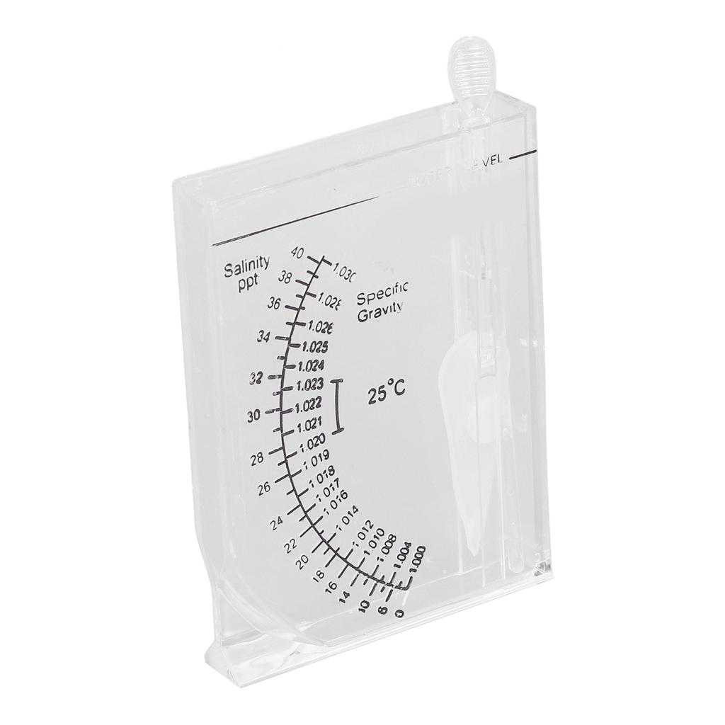 Aquarium Salinity Tester Accurate Aquarium Hydrometer for Fish Tank Seawater Specific Gravity and Salinity