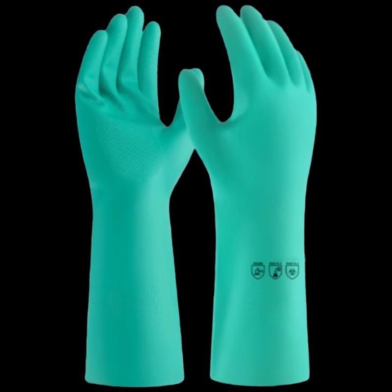 Acid-Alkali Resistant Nitrile Chemical Gloves