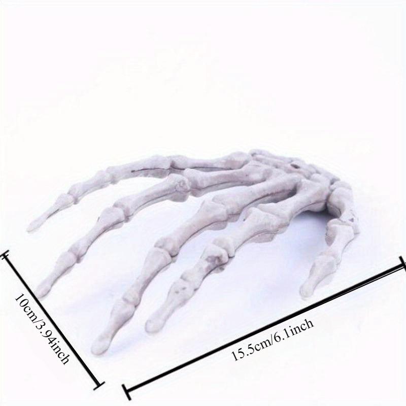 New1 Pairs Halloween Skeleton Claw Hand Bone Shelf Ghost House Chamber Bar Terror Decoration Props Trick Hanging Accessories