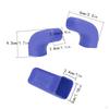2 Pieces Front Tow Hooks Covers Accessories Easy To Install Spare Parts Rubber High Performance
