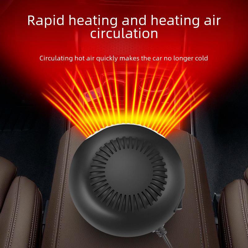 12V Car Heater & Defogger: Fast Hot/Cold Air Dryer for Glass