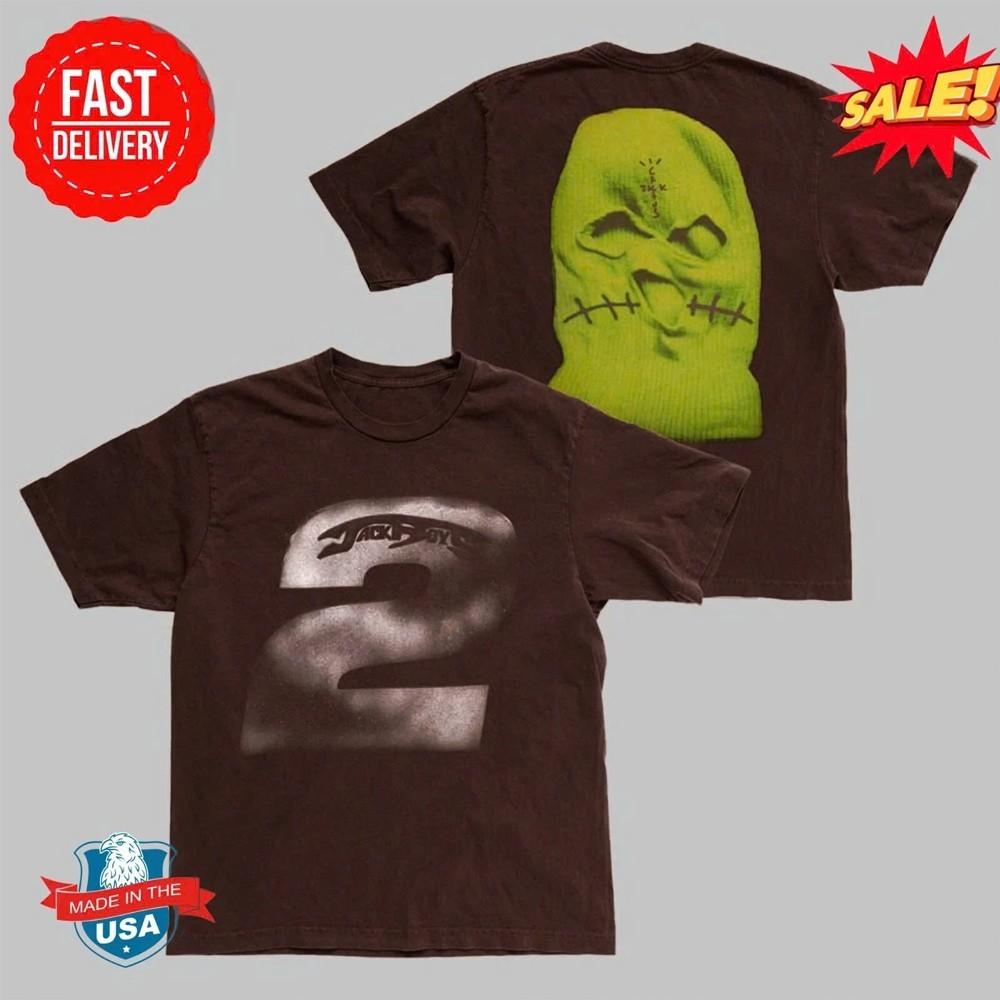 

Scott Jackboys 2 Merch Neon Mask Two Sided T-Shirt S-5XL reprint 16D289 Unisex T-Shirt XXL