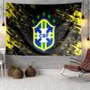 1PC Brazilian Football Federation Emblem Tapestry Hanging for Bedroom,Livingroom, Playroom,Decor Art Room Wall Tapestry Holiday and Birthday Gifts