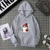 Women's Fashion Tops Casual O-neck Halloween Print Long Sleeve Loose Pullover Shirts, Creative Halloween Theme Printed Hoodie