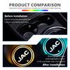 Car Cup Holder Anti Slip Pad USB Charging Lighting Glowing Coaster For JAC JS3 J2 S5 JS2 S3 T8 Refine J5 J6 J7 J4 T6 T8 Pro T9