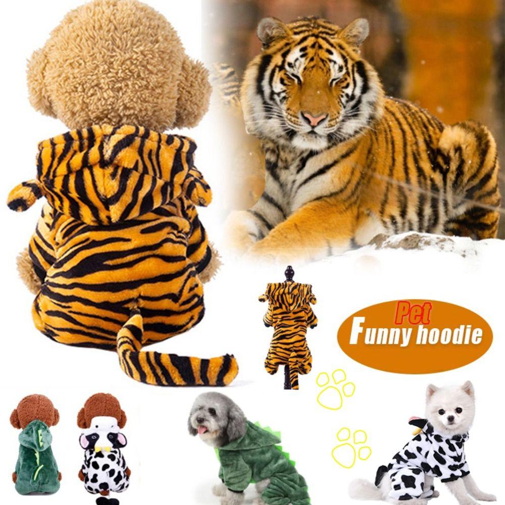 Pet Clothing Dog Clothes Warm Fleece Puppy Cat Costume Cute Pet Dogs Hoodie
