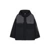 Adidas Originals Trefoil Spliced Zip-Up Hoodie Jacket Men Outerwear Black IC8164