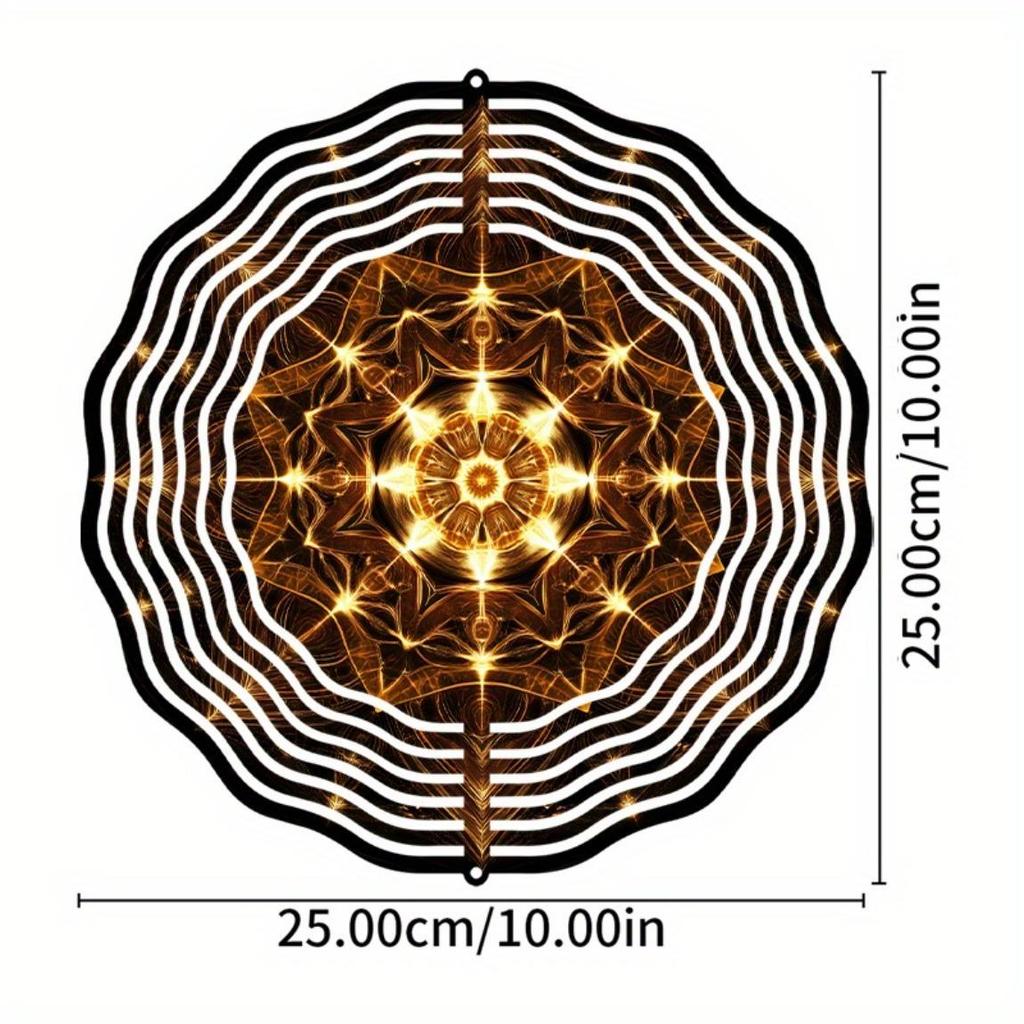 10palcový závěsný větrník 360stupňový háček dynamický design pro zahradní trávníkovou dekoraci jaro léto venkovní kreativní dárek pro přátele rodinu