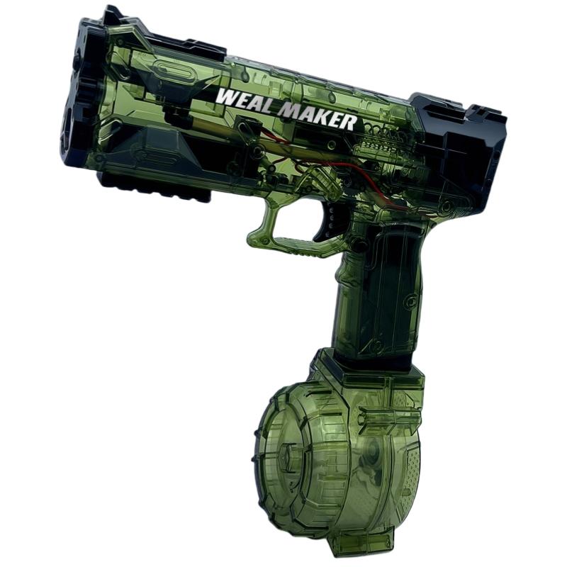 Children Continuous Firing Electric Water Gun Toys Kids Transparent Bursts High-Pressure Strong Automatic Water Spray Guns Gifts