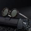 New Nd Adjustable Zoom Round Frame Sunglasses Neutral Outdoor Driving Fishing Steampunk Style Uv400 Sunglasses