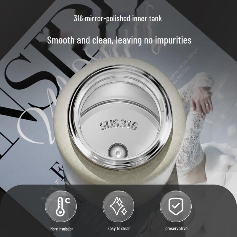 Temeike Smart Temperature Display Tea Infuser Thermos