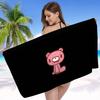 Kawaii G-gloomy Bears Anime Big Microfiber Beach Towels Quick Dry Towel Sand Beach Towels Pool Towel for Travel Swim Pool Yoga